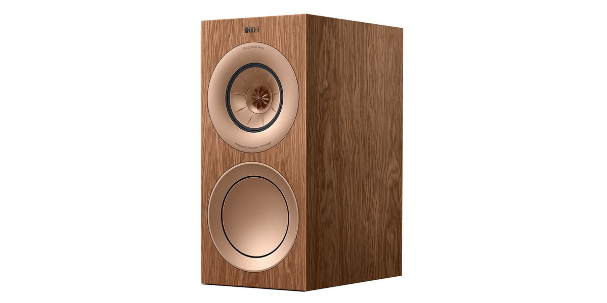 KEF R3 Meta Noyer Clair - Enceinte Bibliothèque (la paire) – Image 2