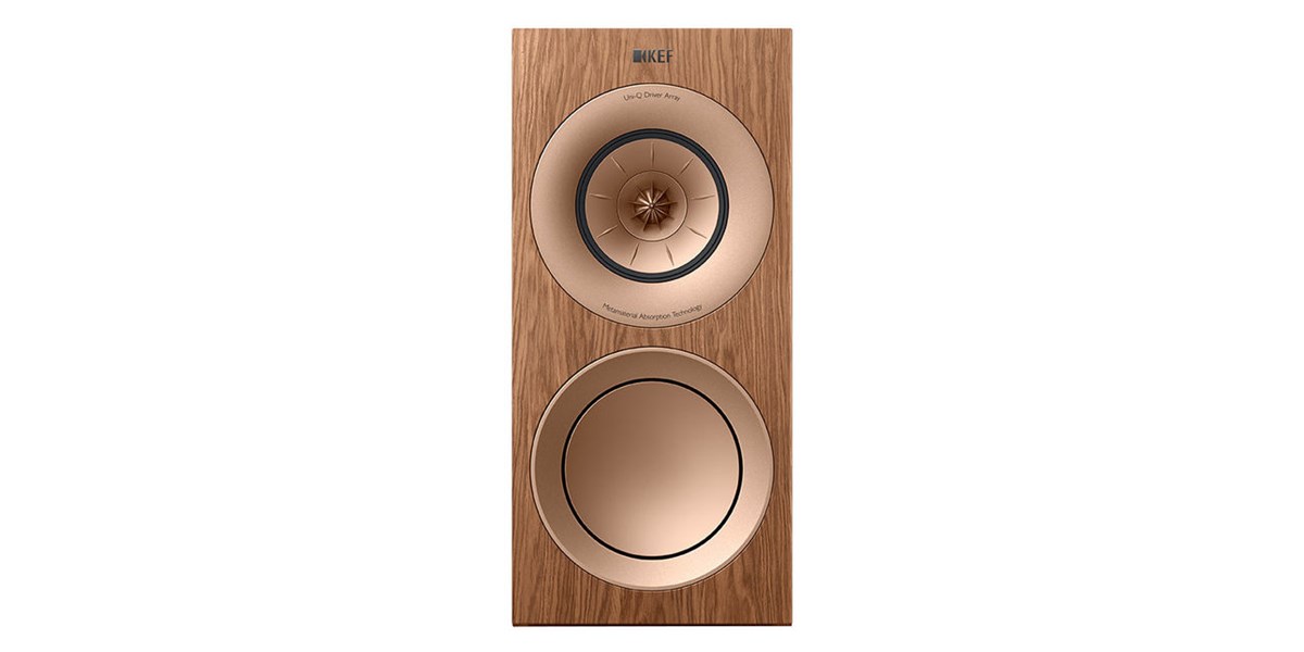 KEF R3 Meta Noyer Clair - Enceinte Bibliothèque (la paire) – Image 3