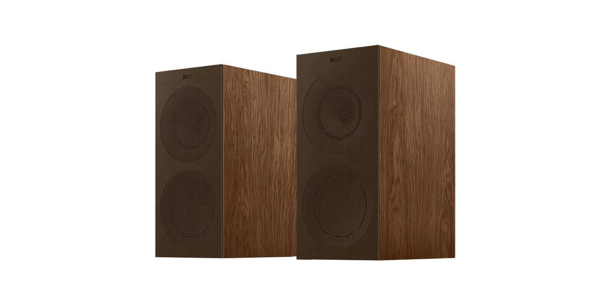 KEF R3 Meta Noyer Clair - Enceinte Bibliothèque (la paire) – Image 4