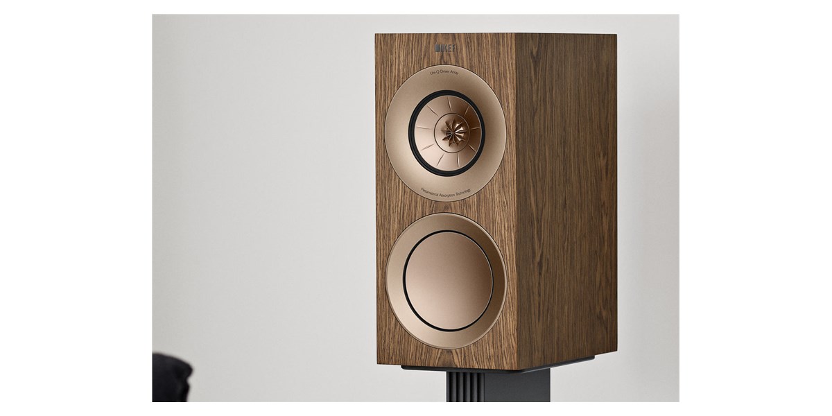 KEF R3 Meta Noyer Clair - Enceinte Bibliothèque (la paire) – Image 8