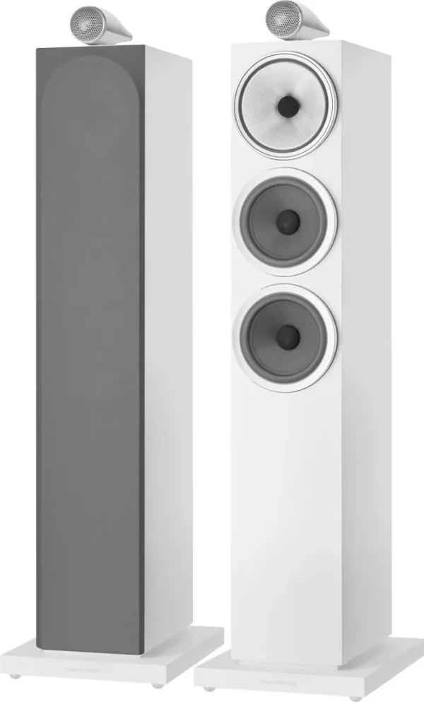 B&W 703 S3 Blanc Satin (la paire)
