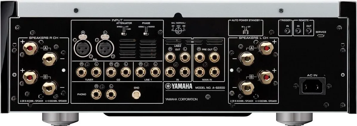 Yamaha A-S2200 Noir Amplis hi-fi stéréo – Image 3