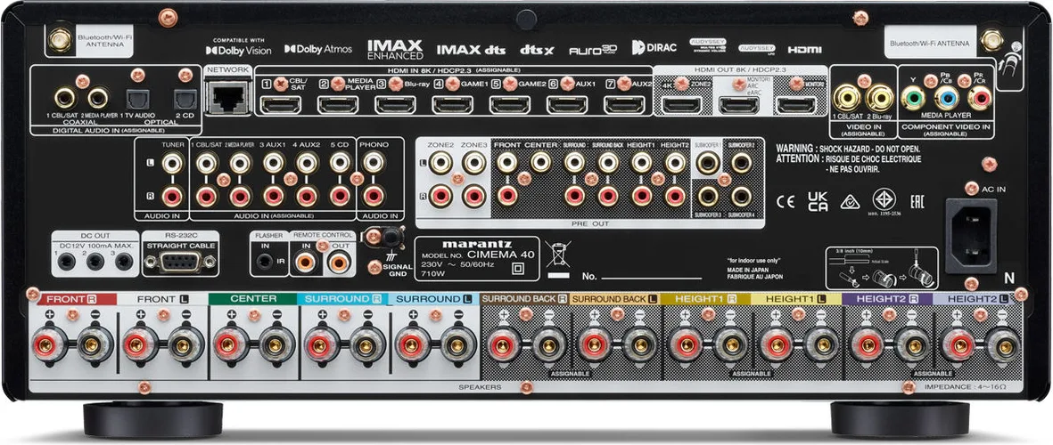 Marantz Cinema 40 Noir Amplis home-cinéma – Image 4