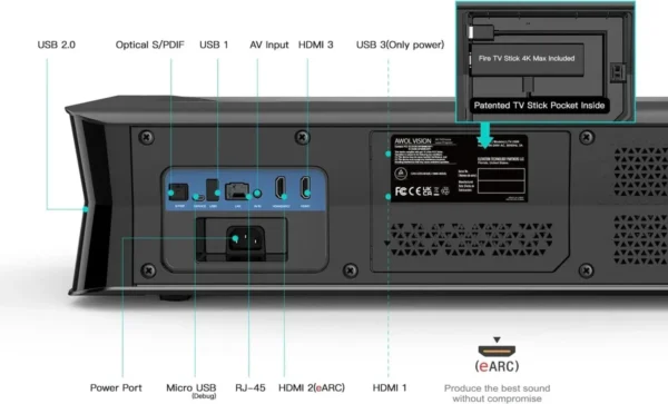 Vidéoprojecteur Awol LTV-3000 Pro – Image 5
