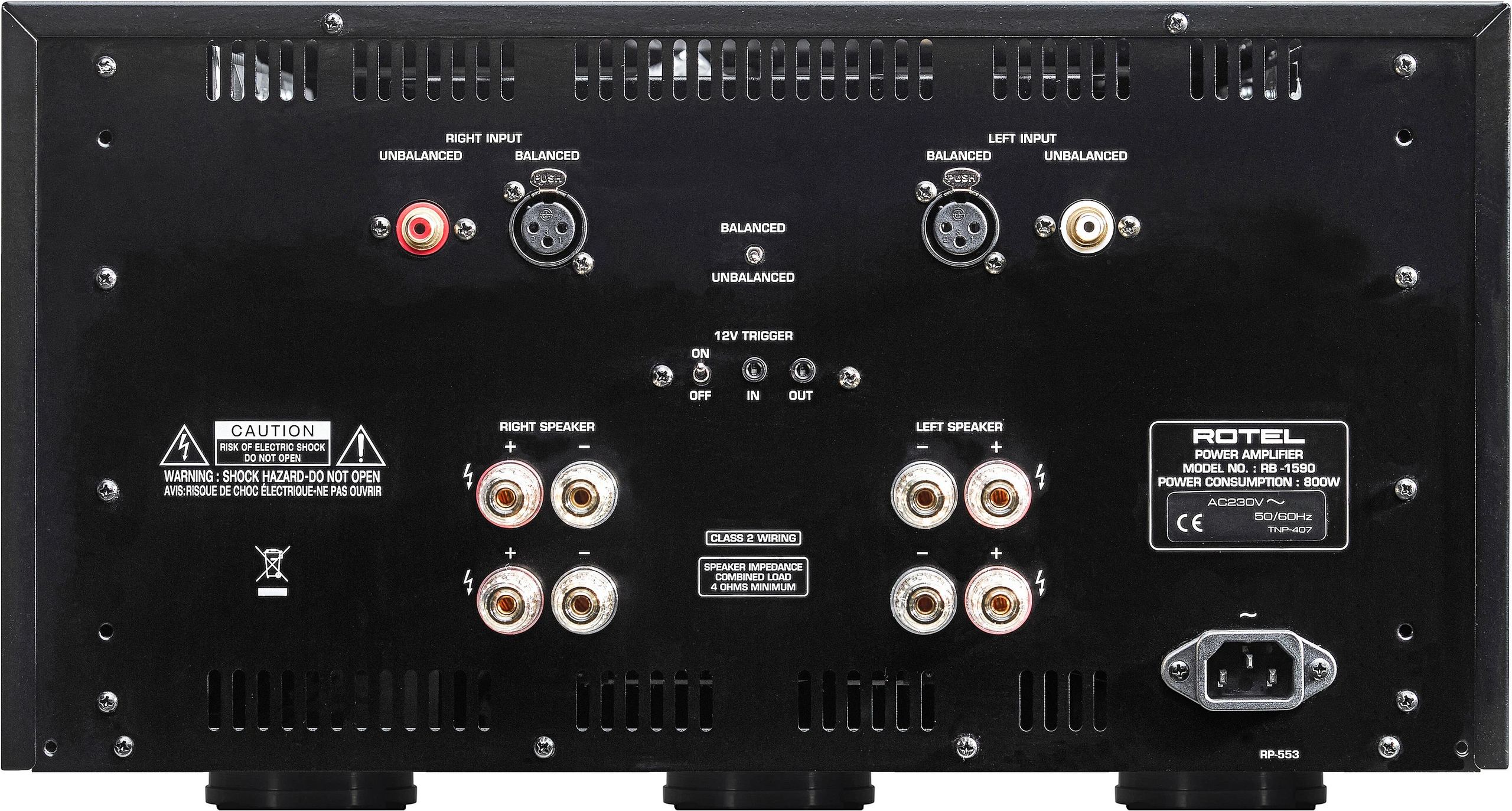 Rotel RB-1590 noir – Image 3