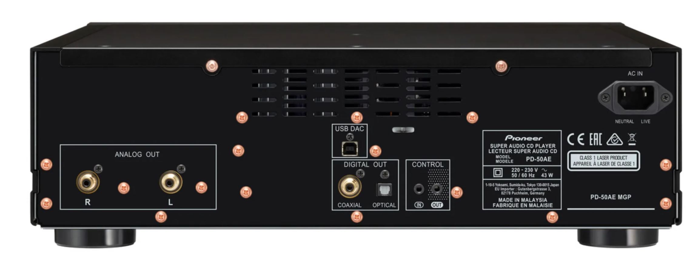 Pioneer PD-50AE | Lecteur SACD noir – Image 2