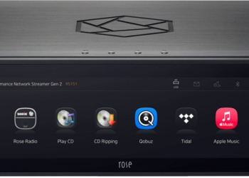 Lecteur réseau Rose RS151 noir